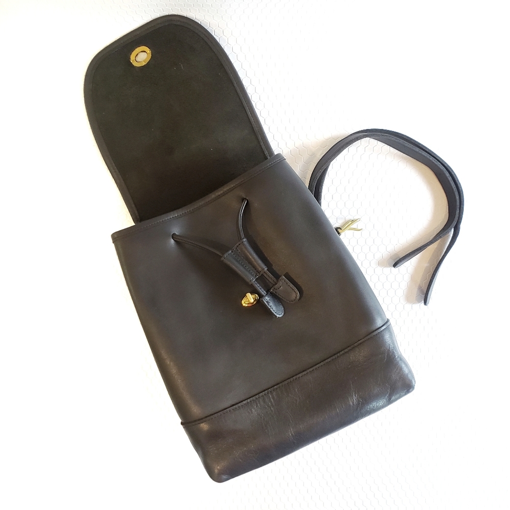 π΄ SOLD π΄ Coach Backpack 9797 Sling Bag Leather - Picture 7 of 8